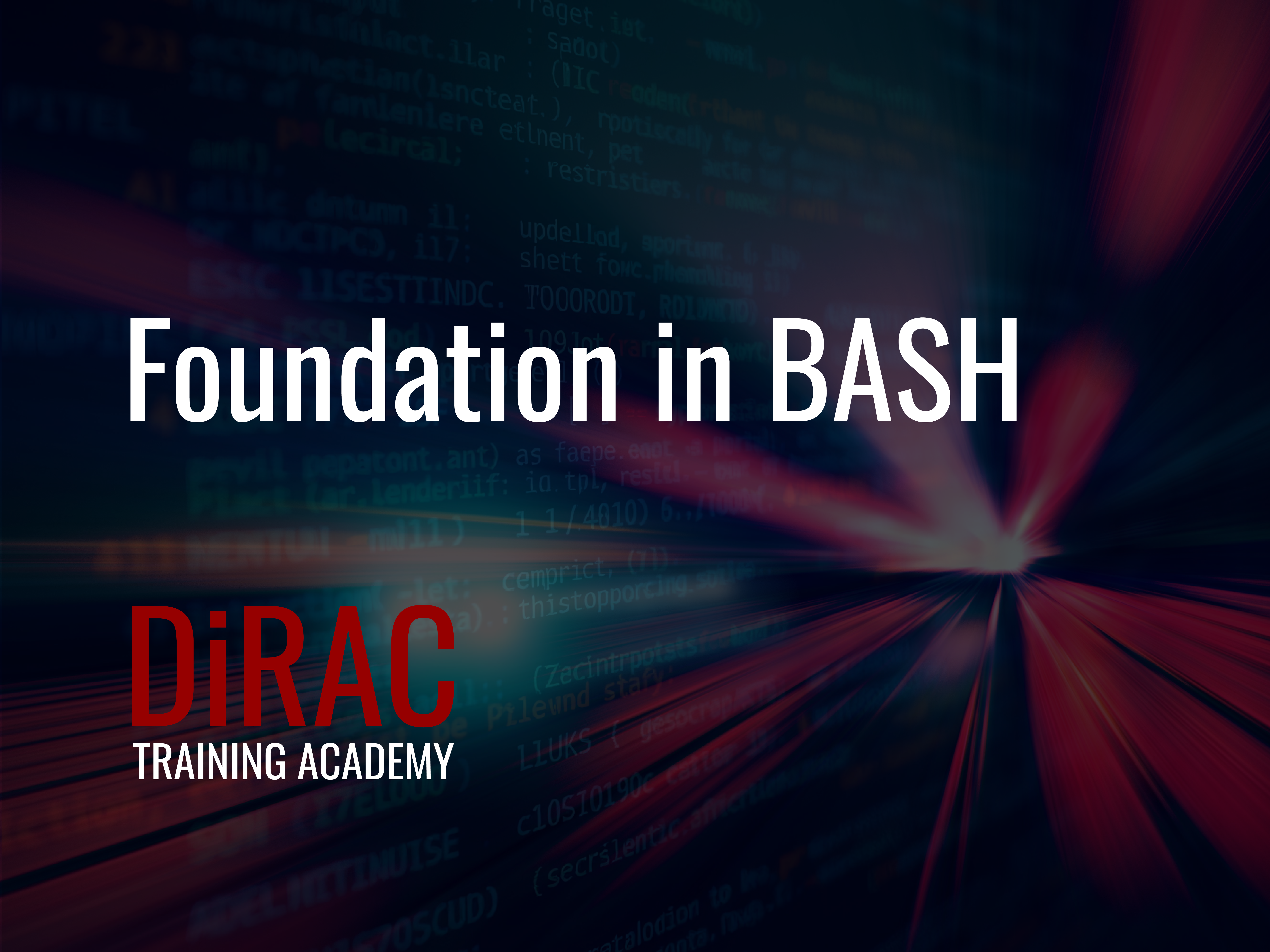 Foundation in BASH