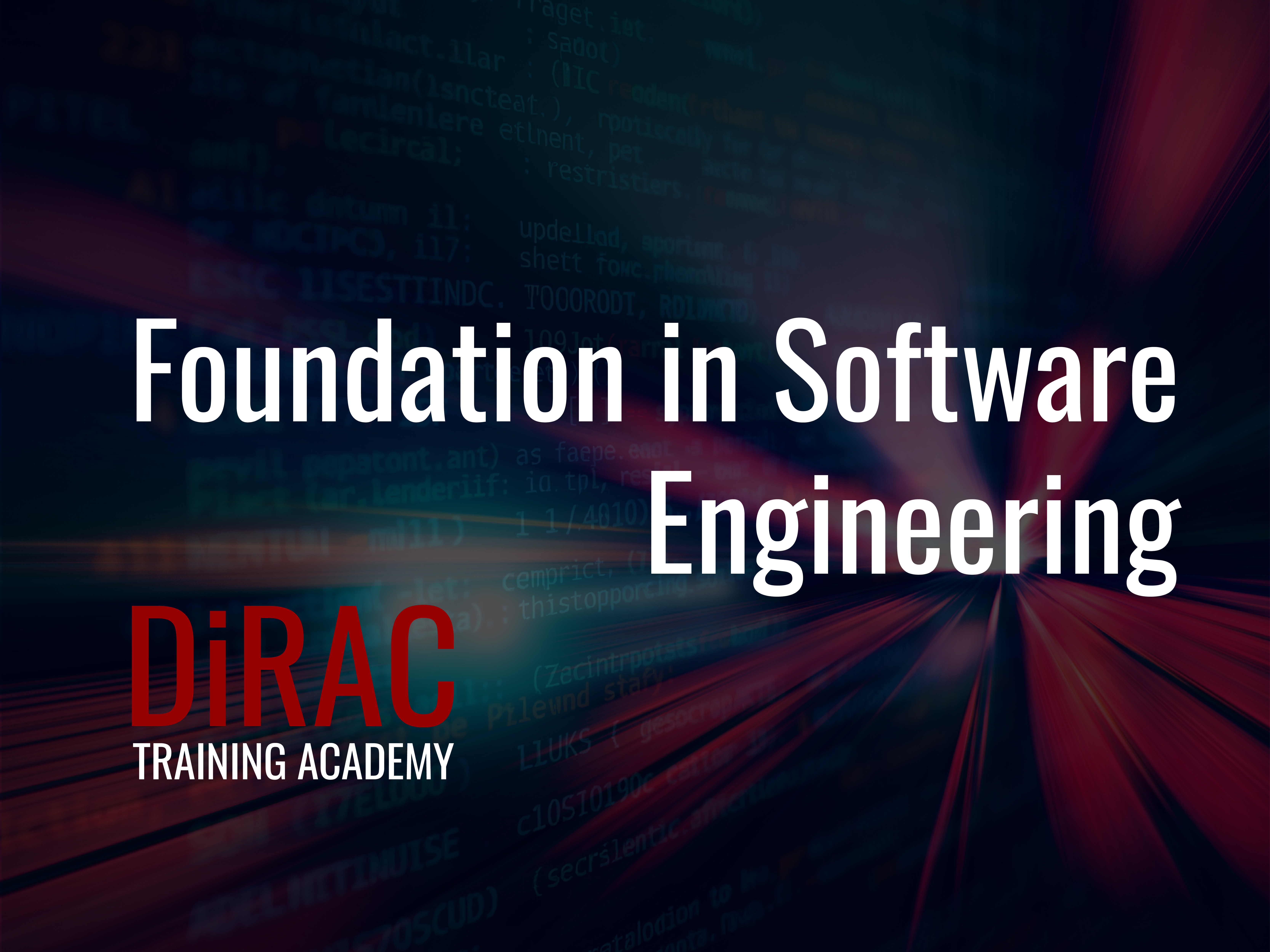 Foundation in Software Engineering