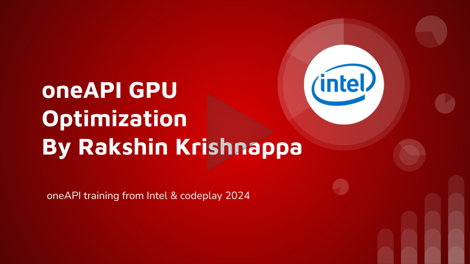 oneAPI GPU Optimisation
